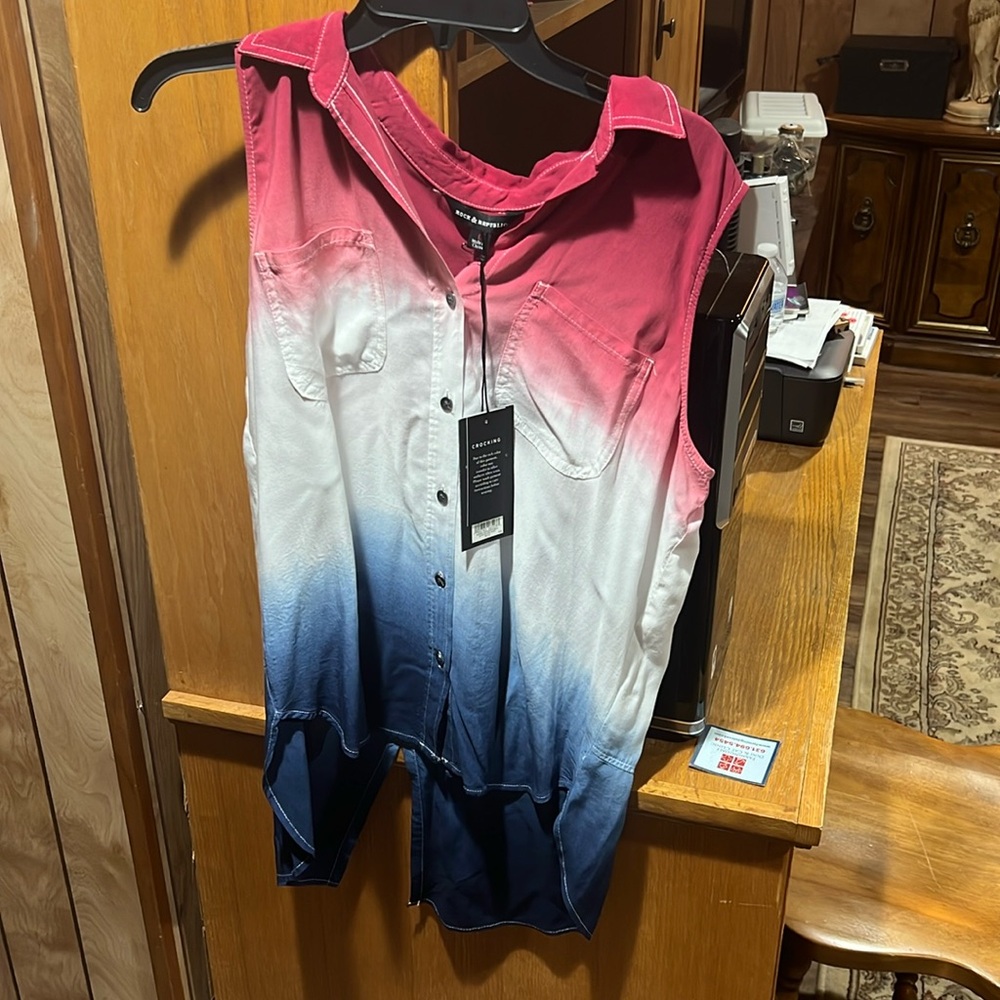 Button Down Tank Top